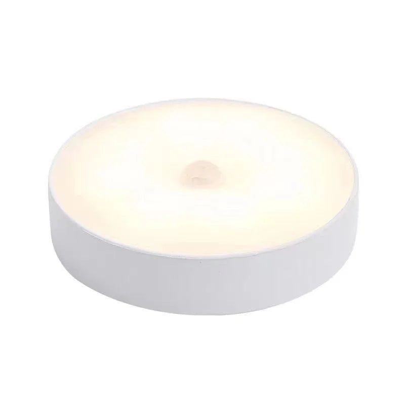 HOMEFISH Motion Sensor LED Night Light USB Rechargeable Wireless Closet Lamp for Kitchen Cabinet Wardrobe Staircase