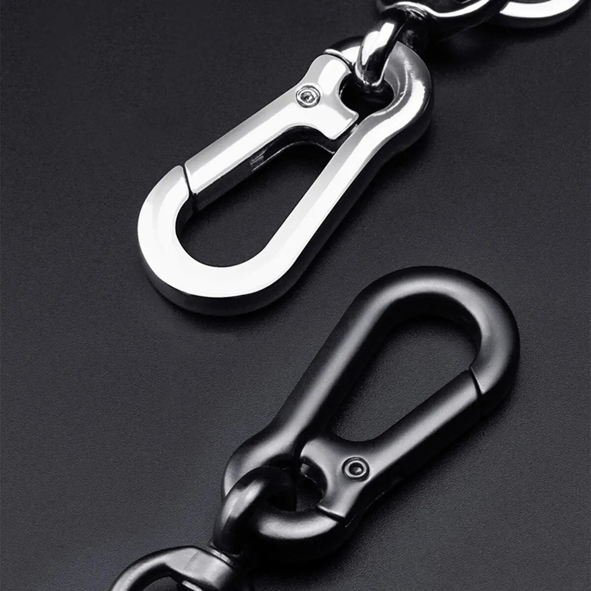 Ingemark Trendy DIY Mobile Phone Number Plate Pendant Keychain Men Punk Woven Leather Rope Anti-lost Car Key Chain Accessories