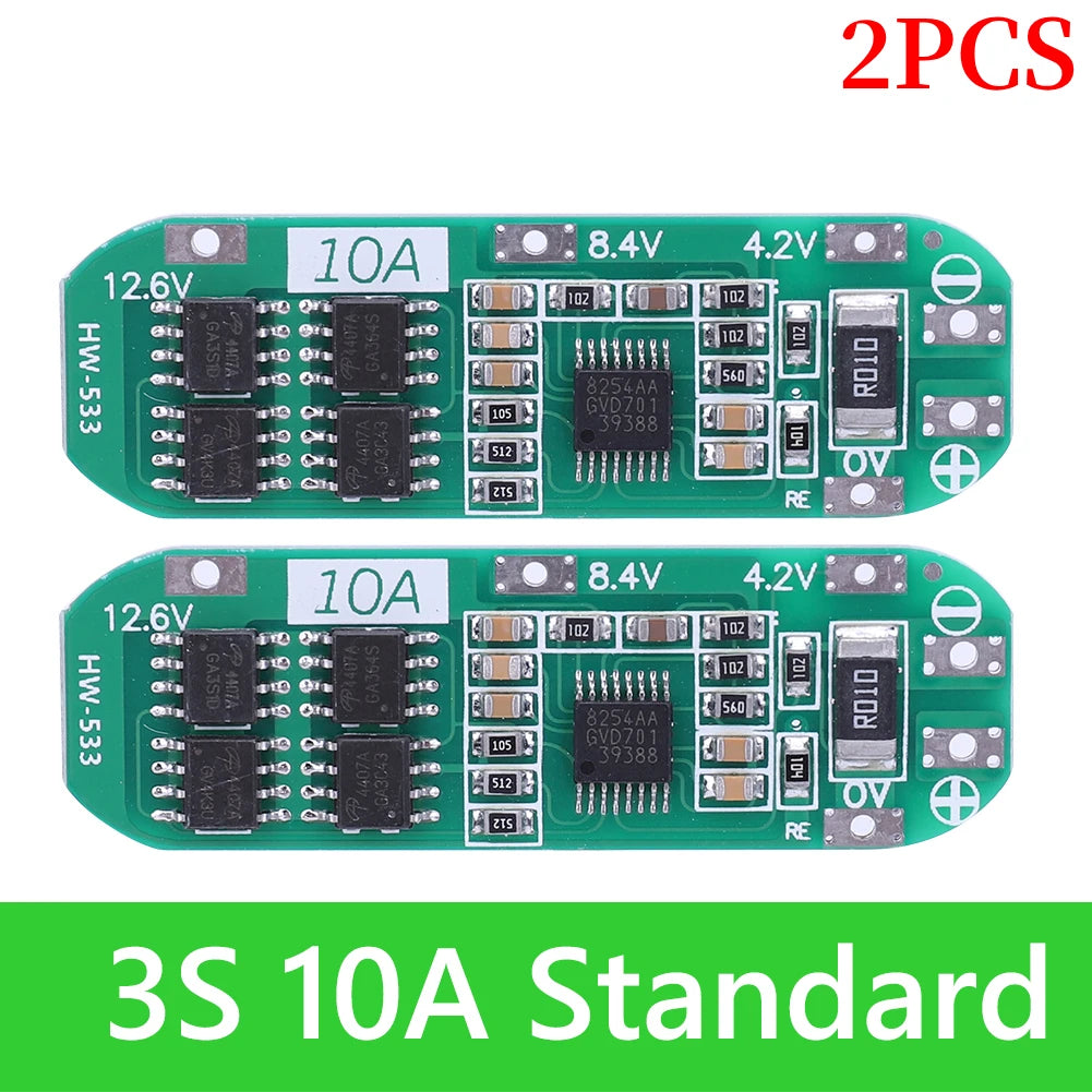 BMS 3S/4S 5A 10A 20A 25A 40A 60A Li-ion Lithium Battery Charger Protection Board 18650 For Drill Motor 12V with Enhance/Balance - Shoppiline