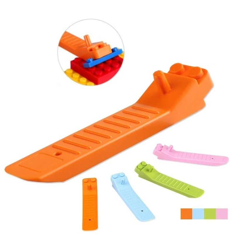 MOC Educational Building Blocks: Creative Construction Kit with Base Plate and Assembly Tool for Educational Puzzle Toys