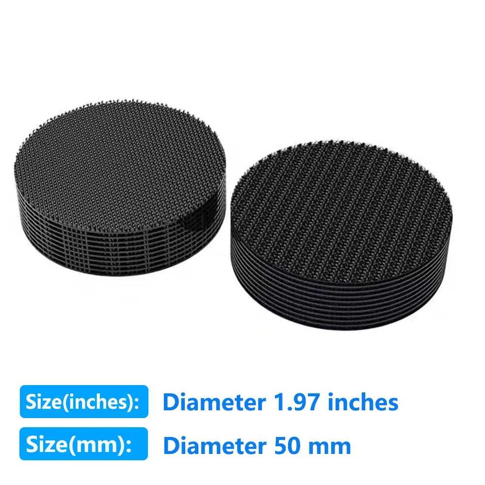 10/100 Self Adhesive Fastener Tape Extra Strong Carpet Fixing Sticker Double Side Hook-and-loop Fastener Car Adhesive tape Fixed