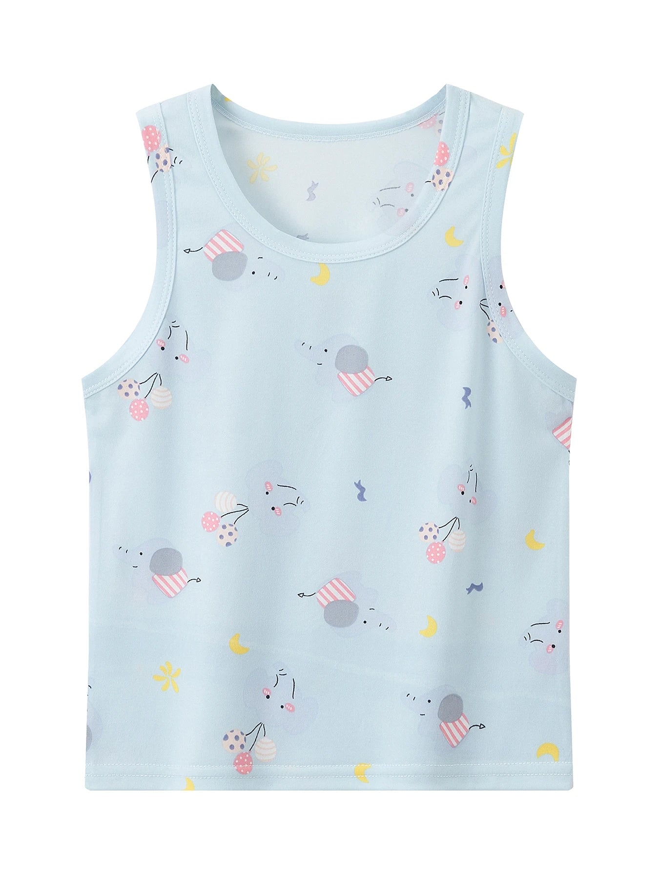 2-piece Summer Children's Comfortable And Versatile Cute Short sleeved Shorts Set For Boys And Girls Casual Home And Outdoor Set