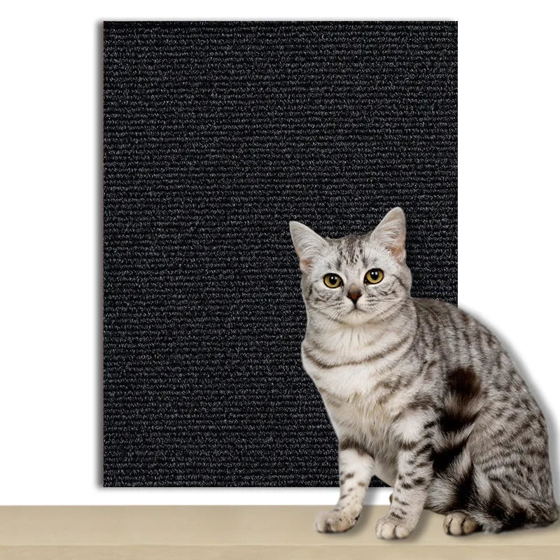 Trimmable Cat Scratch Carpet Self-Adhesive Cat Scratching Board Anti Cat Scratcher Furniture Corner Indoor Sofa Wall Protector