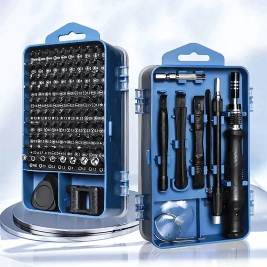 115/117 in 1 Precision Screwdriver Set Magnetic Torx Hex Screw Driver Bits Professional Repair Tool Kit for iPhone Xiaomi Mac PC - Shoppiline