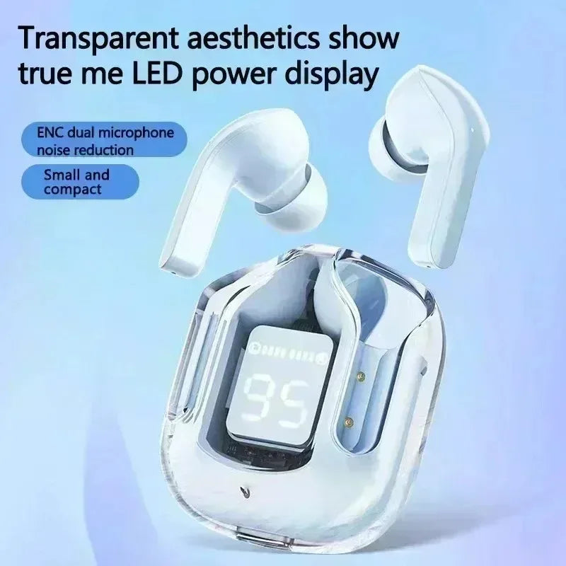 Original TWS Transparent Wireless Bluetooth Headset HIFI Sound Wireless Earphones Quality Bluetooth for all smartphones