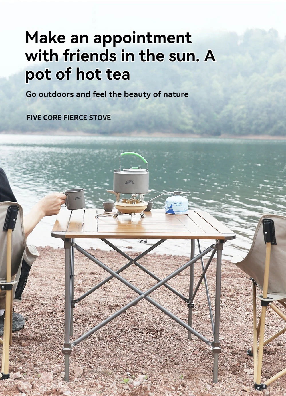 BRS Outdoor BRS-201A Five Core Fierce Stove Fierce Stove Five Star Stove Camping Barbecue Tool