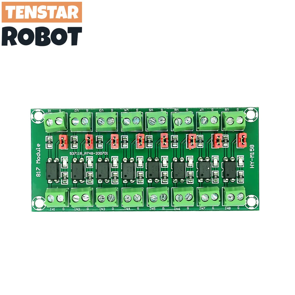 PC817 2/4/8 Channel Optocoupler Isolation Board Voltage Converter Adapter Module 3.6-30V Driver Photoelectric Isolated Module