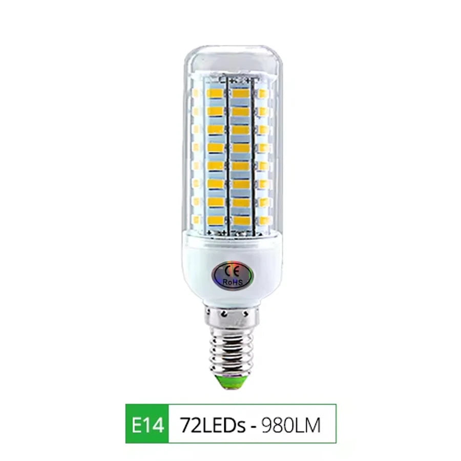 E27 E14 LED Lamp SMD 5730 220V Corn Light Bulb 24 36 56 72 LEDs Energy Saving Lamp Ampoule LED Chandelier Lighting for Home