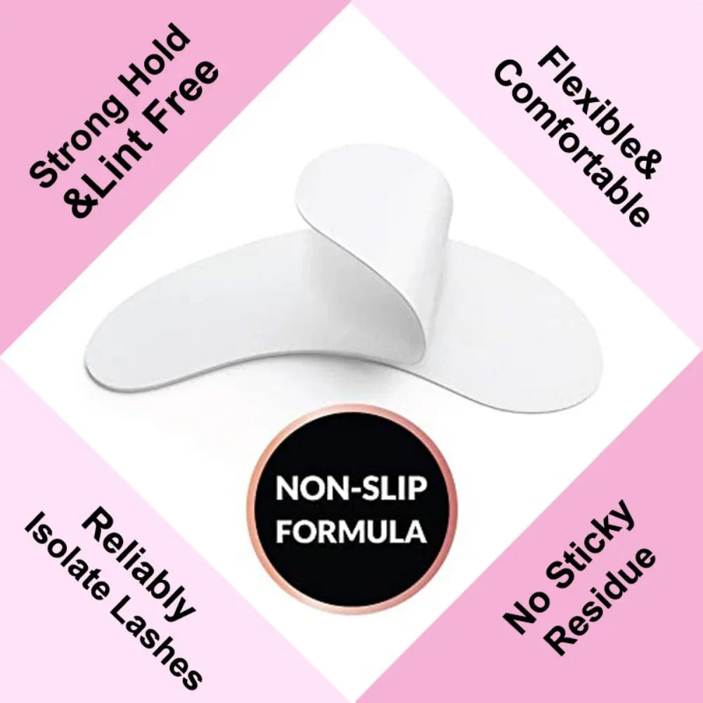 50/500/1000 Stück Hydrogel-Pads für Wimpernverlängerung, Unteraugenpads, Wimpernsticker, Tools, Großhandel LAUKISS