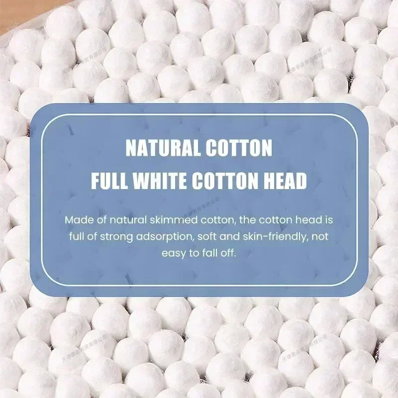 1 à 20 paquets de 100 bâtonnets en bois/paquet Coton-tiges pour bébés Nettoyage des oreilles Tampons Coton-tiges de santé et de beauté Bourgeons de coton de nettoyage