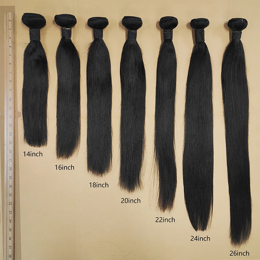 Straight Human Hair Bundles And Closure 2x6 Lace Closure Human Hair Bundles With 4x4 5x5 Closure Brazilian Raw Hair Bundles