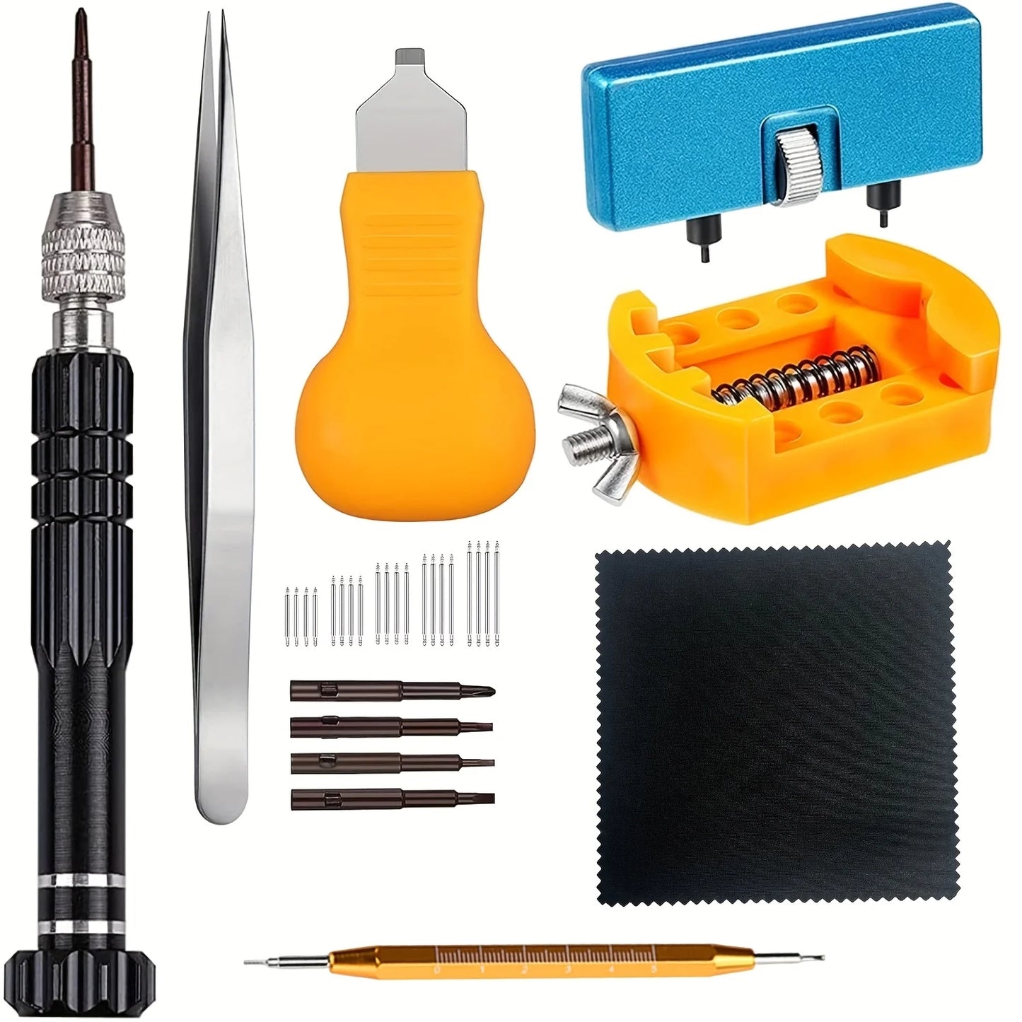 3 in 1 Repair Tool Set Watch Back Remover Tool Adjustable Opener Back Case Remover Watch Case Back Opener Repair Remover Holder