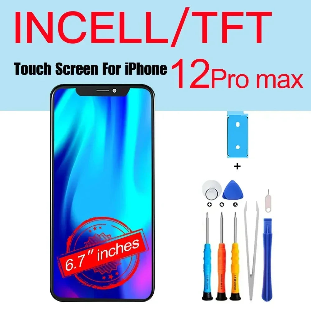 PINZHENG High Quality Display INCELL LCD OLED OEM AMOLED For iPhone XS MAX X XR 11 12 13 MINI PRO PROMAX Screen Replacement - Shoppiline