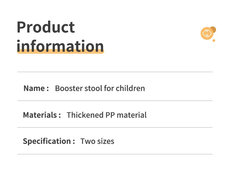 WORTHBUY Kid Step Stool Bathroom Non Slip Safety Training Stool Washing Step Stools For Children Living Room Bathroom Furniture