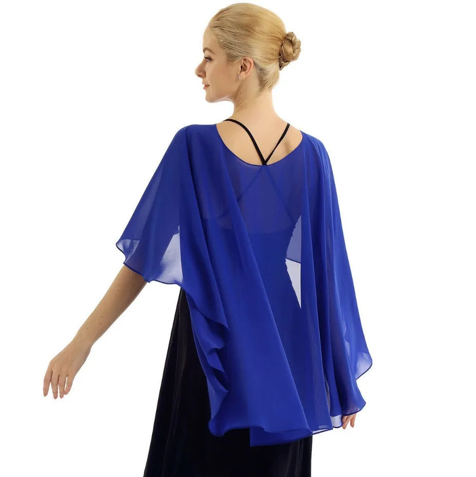 Elegant Chiffon Wedding Wrap for Women Evening Capes Bridal Jacket Accessories