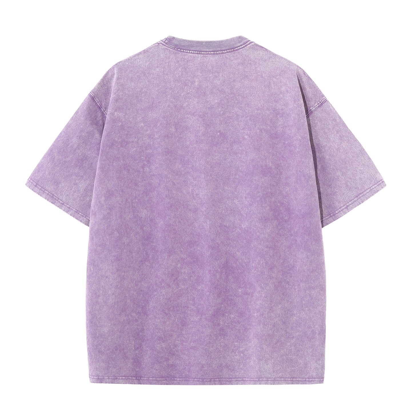 Herren Sommer Reine Baumwolle Distressed Retro Drop Shoulder T-Shirt Einfarbig Locker Lässig Atmungsaktives Herren Freizeit T-Shirt Oberteil