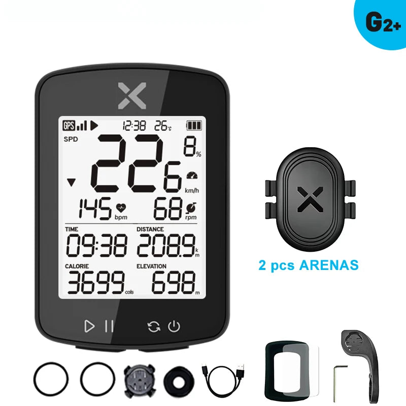 XOSS New G2 GPS G2+ Cycling Computer G Plus Wireless Speedometer Bluetooth Tracker Waterproof Road Bike MTB Bicycle Odometer