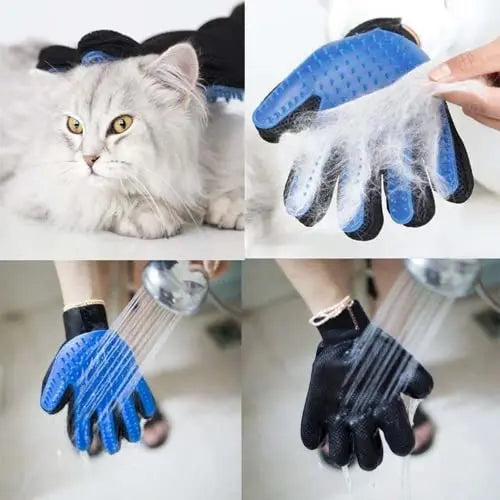 1PC Cat Hair Remove Gloves Rubber Pet Beauty Cleaning Grooming Effective Massage Dog Combs Floating Brush 6 Color.