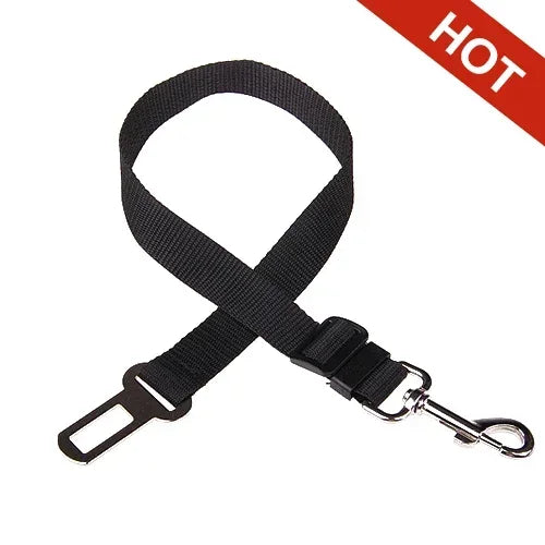 Adjustable Pet Dog Car Seat Belt Leash Heavy Duty Durable Nylon Pet Safety Harness Universal for Vehicle  Heavy Duty Sturdy