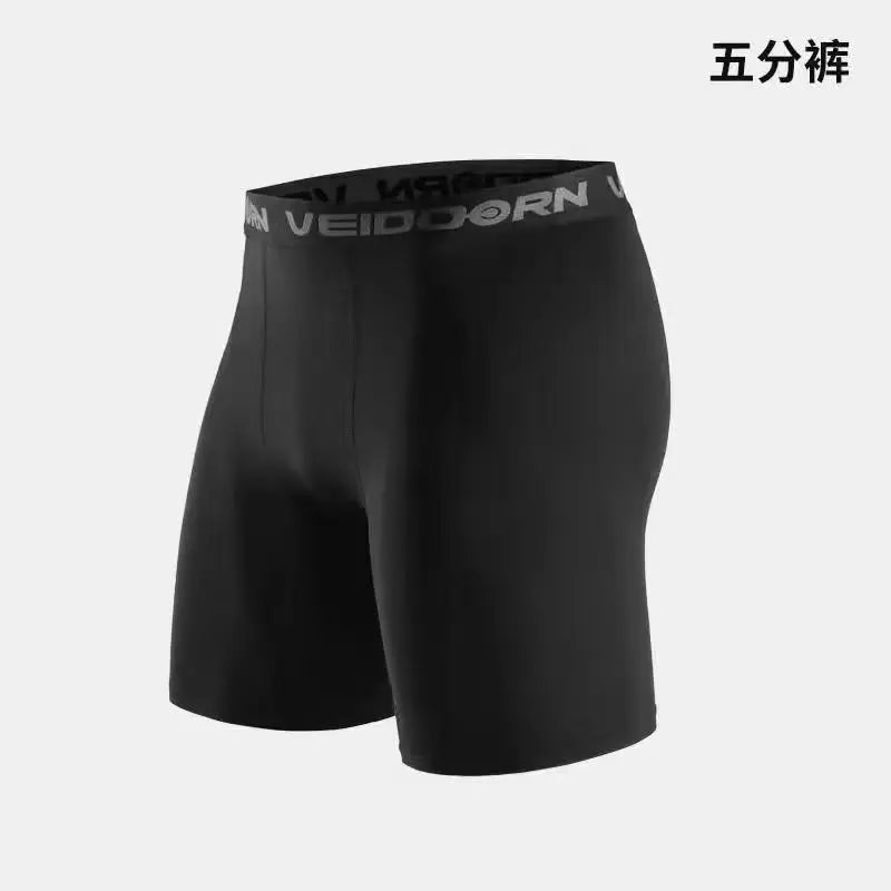 Herren Kompressionshose Strumpfhose Cool Dry Leggings Sport Baselayer Lauftights Athletic Workout Active Shorts