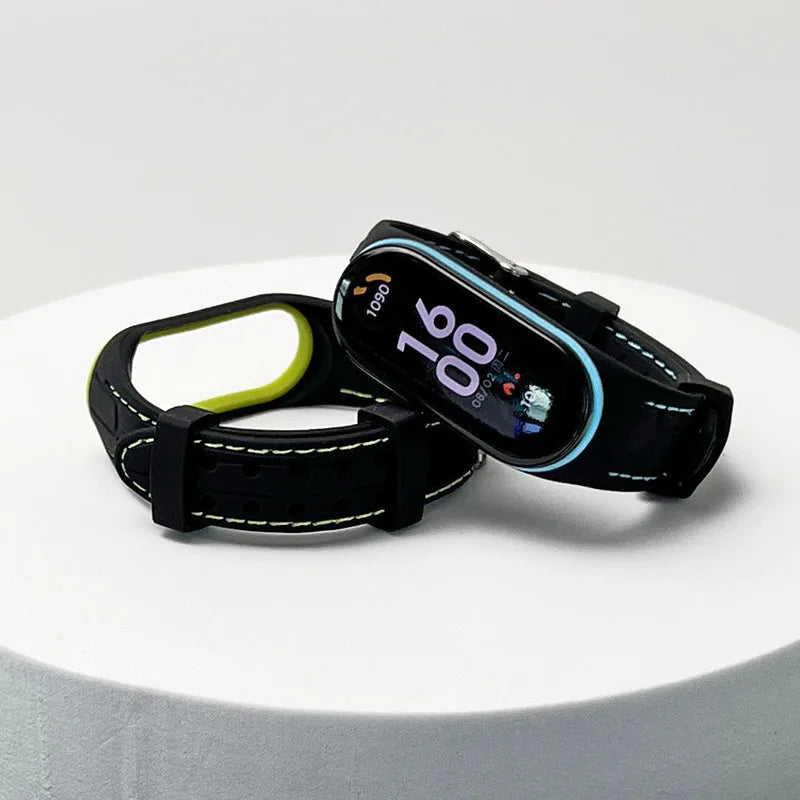 Strap for Mi Band 7 6 5 4 3 Watchband Sport Silicone Smartwatch Bracelet for Xiaomi Mi Band 6 4 7 5 Strap Accessories Wristband