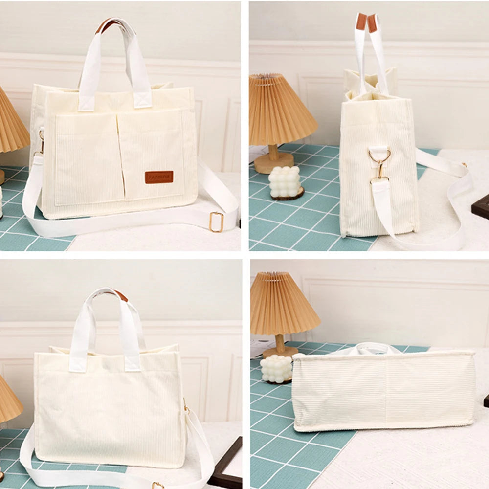 Damenhandtasche, neue modische Canvas-Umhängetasche mit großem Fassungsvermögen, Crossbody-Tasche, Pendeltasche  zwq