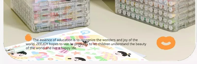 ZEEJOY 120/12/1 Colors Direct Liquid Acrylic Marker Pens Waterproof Pen Soft Brush Nib for Manga School Art Supplies Stationery