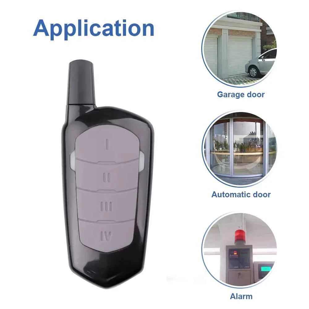 433mhz Garage Remote Control Duplicator Gate Door Commands Opener 433 92mhz Electric Rolling Code Clone Access Portal Fixed Code