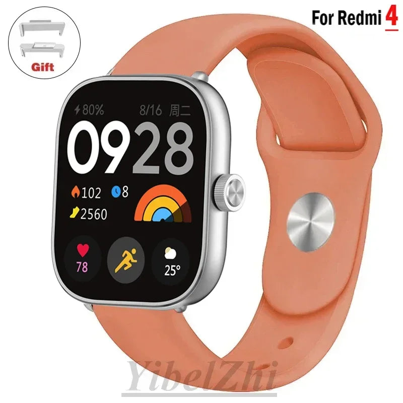Sportarmband für Redmi Watch 4 Armband Smartwatch Armband Zubehör Weiches Silikon Armband Correa für Xiaomi Mi Band 8 Pro