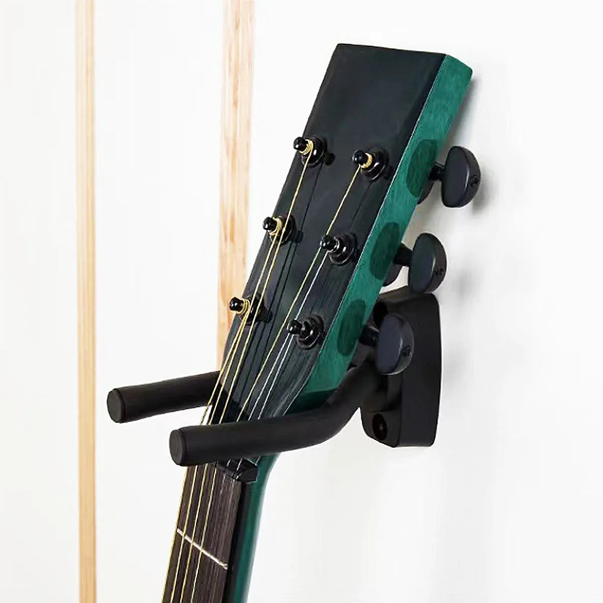Miwayer Wall Mount Guitar Hook – 1/2/5/10pcs, Metal Core + ABS, Anti-Scratch EVA Padding, Fits Most String Instruments