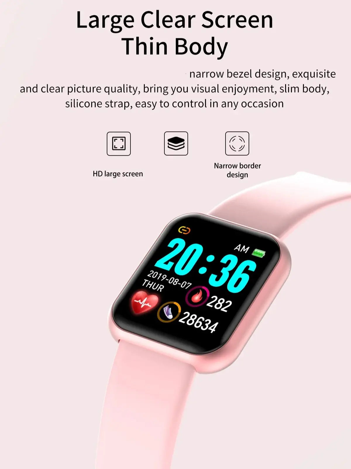 Smartwatch für Damen Herren Armbanduhr Bluetooth Verbundenes Telefon Musik-Player Fitness-Sportarmband Schlafmonitor Digitale Uhren