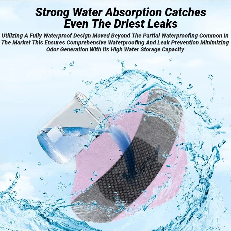 Washable Reusable Adult Diaper Panties Feminine Hygiene Period Panty Liners for Elderly  Prevent Urine & Menstrual Leakage