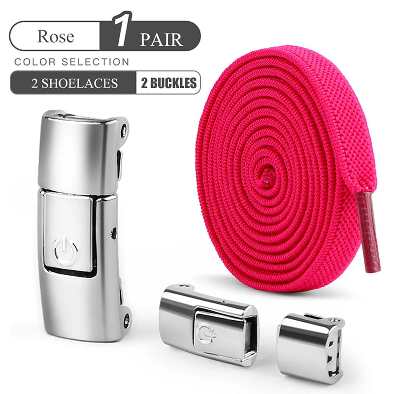 8mm Schnürsenkel ohne Binden, Pressverschluss Schnürsenkel, Elastische Schnürsenkel, Sneaker Kinder Erwachsene, Verbreiterte flache Schnürsenkel für Schuhe