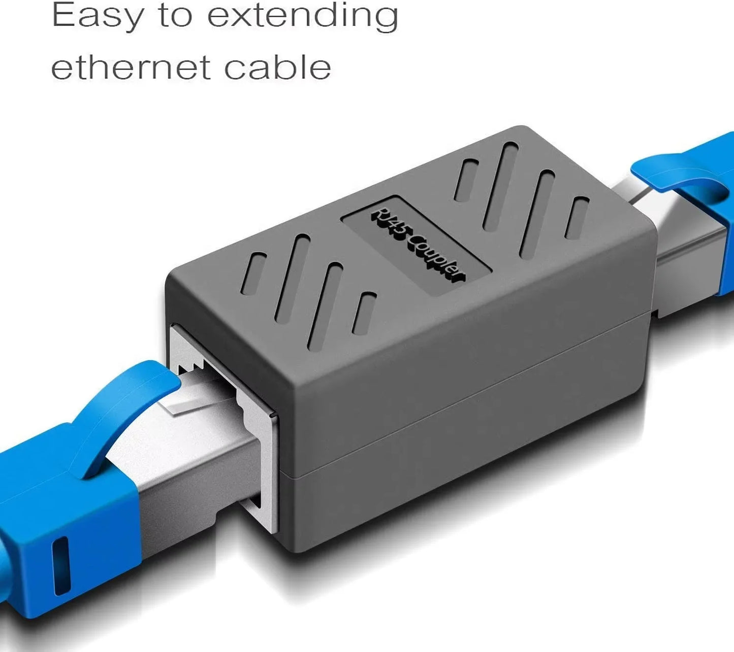 Network cable butt connector extender adapter rj45 network monitoring broadband crystal head adapter straight connector connecti