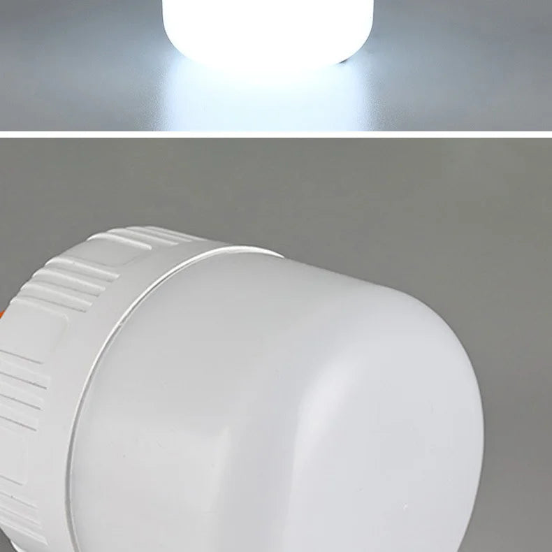 USB Rechargeable LED Bulb with Hook Portable Emergency Light for Outdoor Camping Fishing Hiking Security