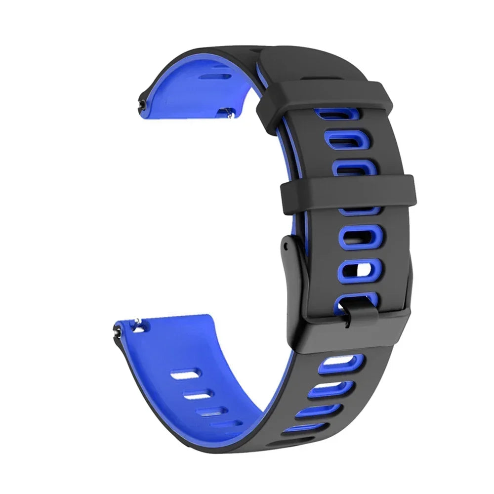 20mm 22mm Strap For Samsung galaxy watch 7 6 5 4 5 pro 44mm/40mm Silicone bracelet Huawei Watch gt 2/3/4/2e Amazfit bip strap
