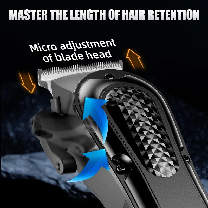 Electric Hair Clipper Bald Head Grooming Tool Self-Shaving Reasoning Barber Machine for Professional And Home Use