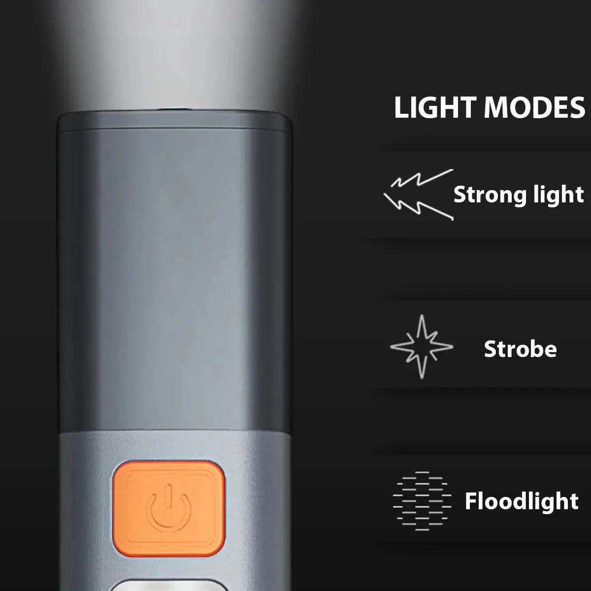 LED XPE Mini Portable Torch Super Bright COB Side Lights Zoomable Waterproof Outdoor Fishing Hunting Camping Flashlight