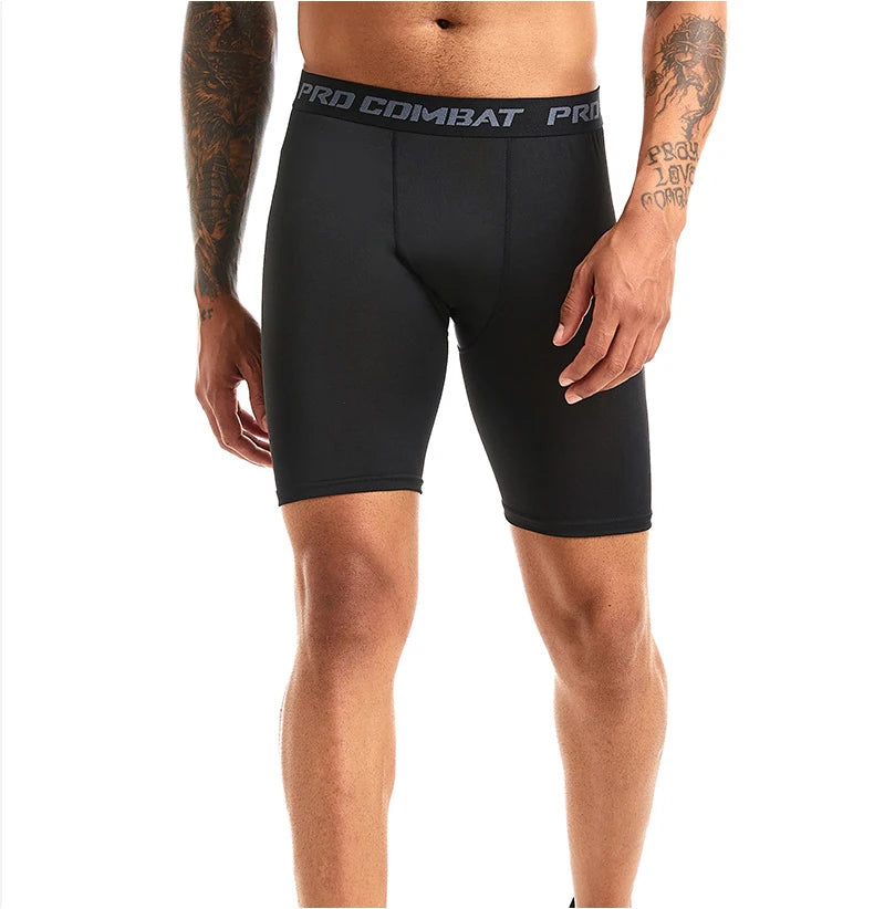 Legging Sport Homme, Short de base, Séchage Rapide, Fitness, Course à Pied, Athlétisme, Entraînement de Basketball, Compression