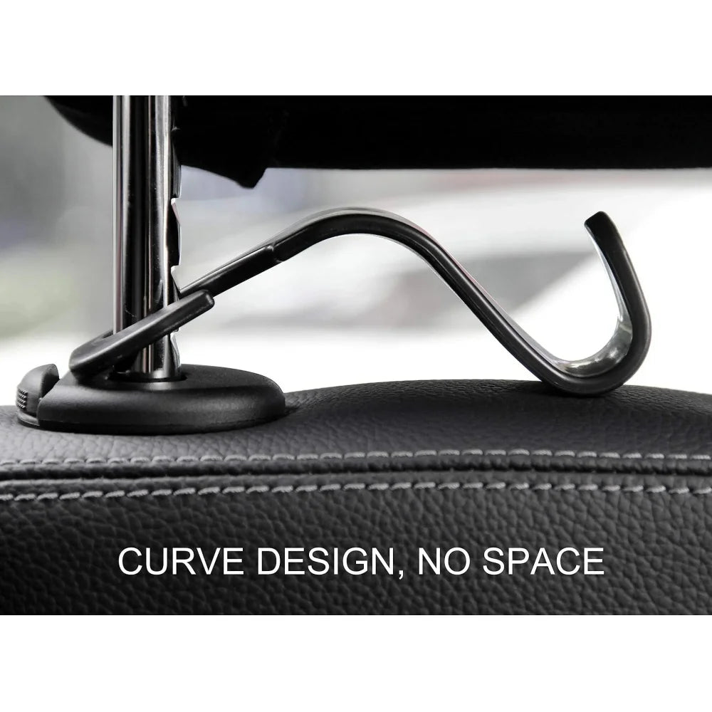 2/4/8 PCS Car Seat Back Hook Universal Car Single Hook Hanger Headrest Storage Hanger Clip High Quality Car Interior Accessories