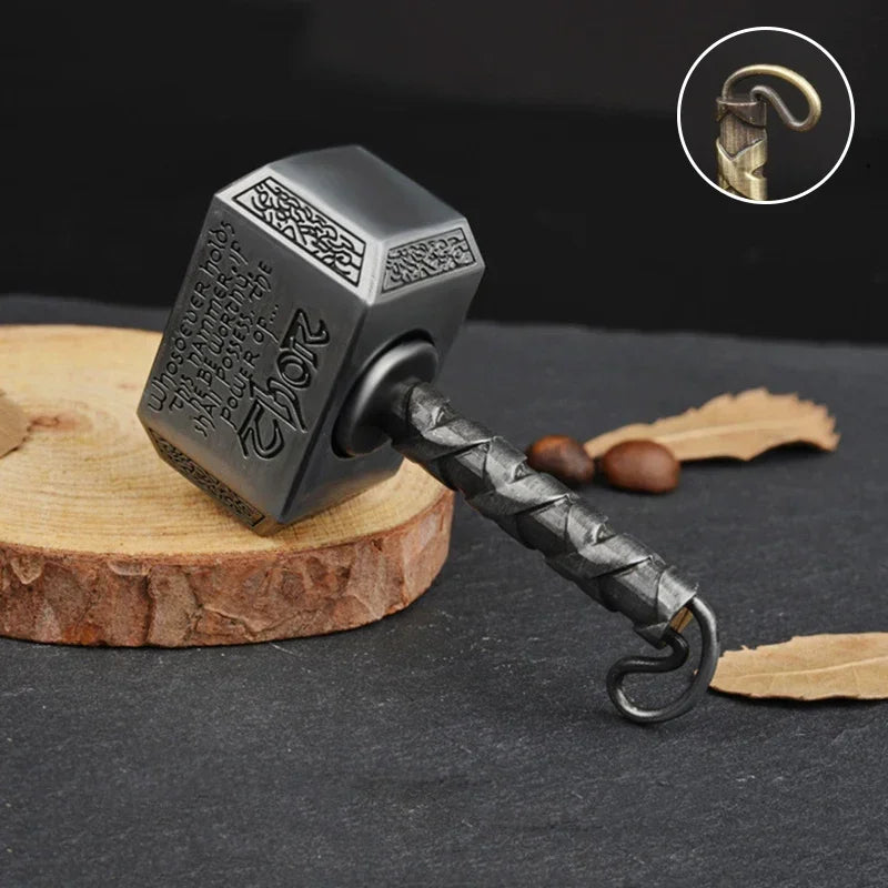 Kreisel-Fidget-Spinner aus Metalllegierung für Erwachsene, Anti-Stress-Spielzeug, Fingergyroskop, Anti-Angst-Metallhammer-Spielzeug