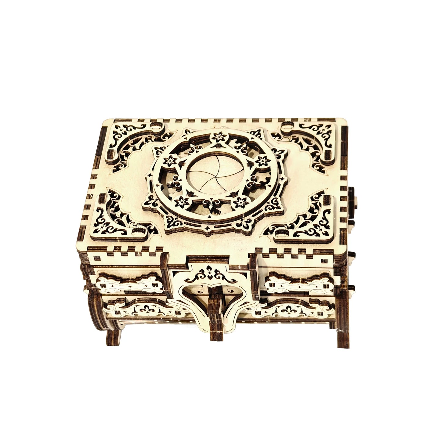 Baue deine eigene Musik Schmuckschatulle 3D Holzpuzzle Modellbausatz – Ein interessantes und lehrreiches DIY-Geschenk, Weihnachtsgeschenk, Feiertagsgeschenk