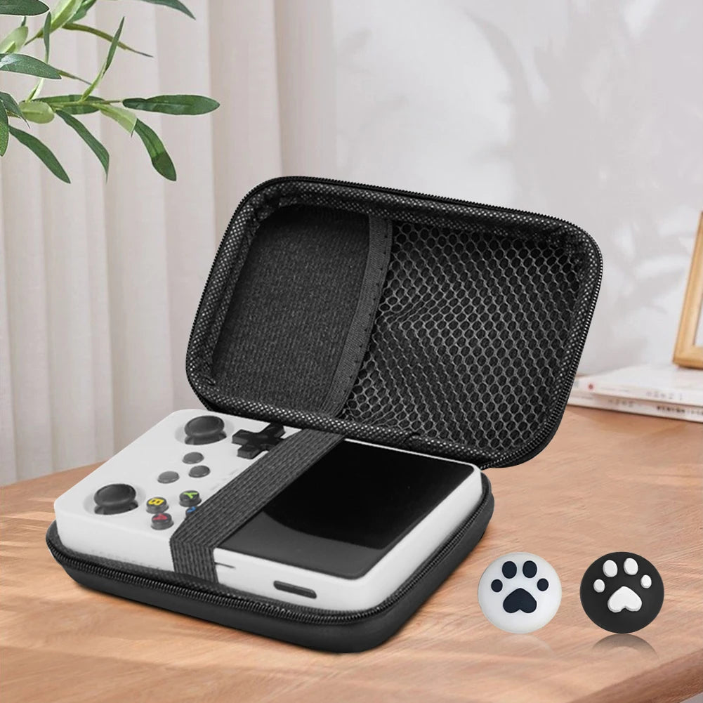 Hard Carrying Case For R35S R36S Anti-Scratch Shockproof Travel Storage Bag w/ Mesh Bag&Hand Strap for RG35XX/V/VS