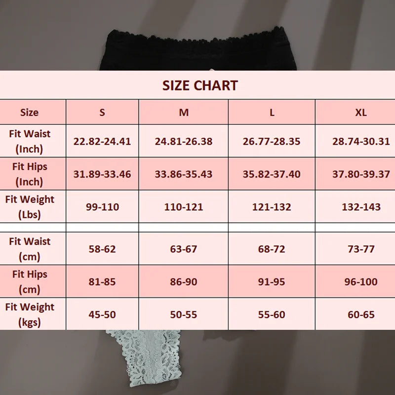 3Pcs/set Women Cotton Panties Floral Lace Intimate Underwear Trendy Patchwork Lace Briefs Female Soft Underpants Lingerie S-XL