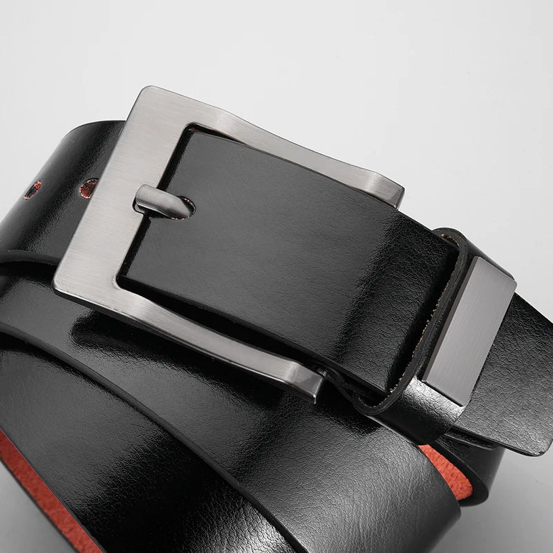 New Fashion Luxury Belt For Men PU Leather Belt Metal Pin Buckle High Quality Famous Brand Designer Waist Strap Belts Plus Size