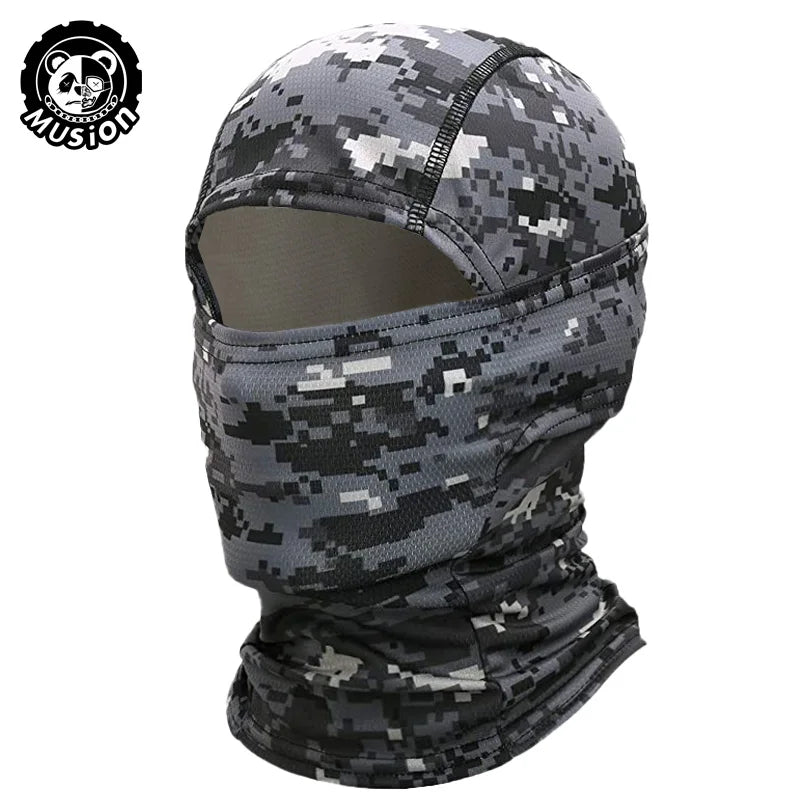 Musion Motorrad Sturmhaube Sonnenschutz Vollgesichtsmaske Atmungsaktives Mesh Airsoft Maske Sturmhaube Fahrrad Radfahren Kopfbedeckung Unde