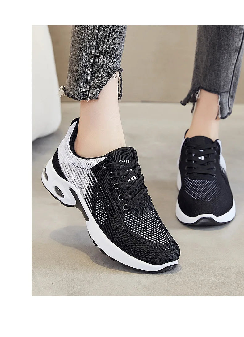 Chaussures Femme 2025 Baskets Décontractées d'Été en Maille Respirante Abordables Livraison Gratuite