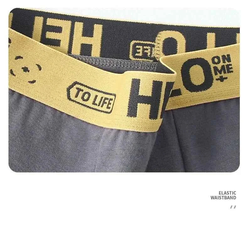 Men's Boxer Briefs Soft Comfortable Breathable Lightweight Daily Wear Male Underpants