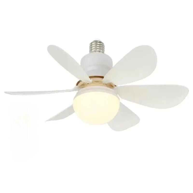 LED 30W Ceiling Fan Light E27 with Remote Control for Dimming Suitable for Living Room Study Household Use 85-265V 선풍기 - Shoppiline