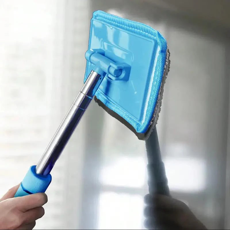 Automobile Windshield Water Scraping Telescopic Automobile Glass Wiper Auto Cleaning Tools Window Cleaning Brush Cleaning Cloth